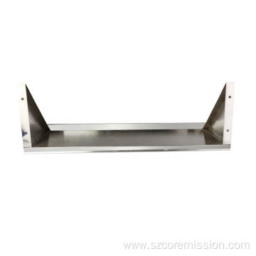 Customized Stainless Steel Kitchen Corner Wall Mount Shelf